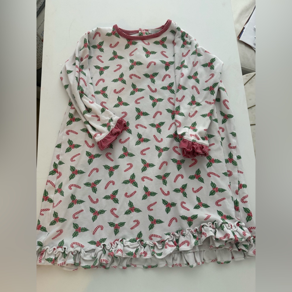 La Luna Holiday Christmas nightgown 5T